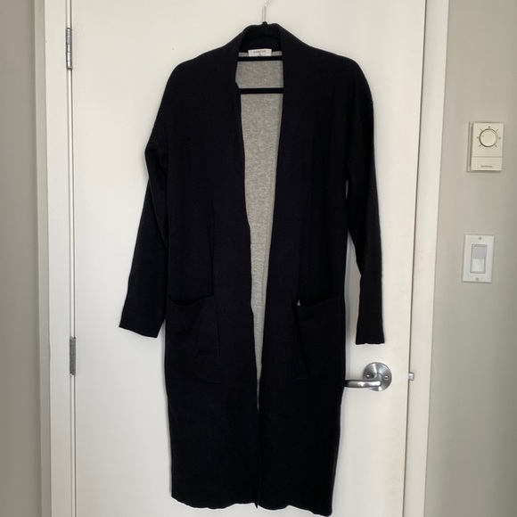 Babaton Sweaters - Babaton Long Black Cardigan
